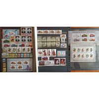 Марки Беларуси 1998, полный чистый годовой комплект, а также кварт со СГ Машеров П. М., высокий каталог, смотрите фото