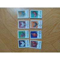 Вьетнам серия марок 1989 г. Куры.