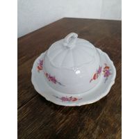 Масленка или джемница, Мейсенский букет, Польша, торги с Рубля