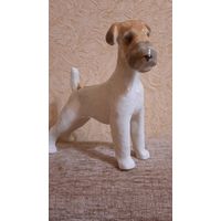 Статуэтка собака "Фокстерьер" ЛФЗ (приклеен хвост)