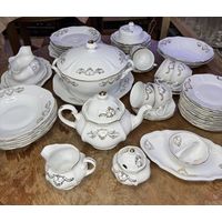 Столовый сервиз Bohemia ,Чехословакия ,54 предмета