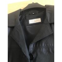 Кожаная куртка-пиджак 90х S (оверсайз)Новая Винтаж