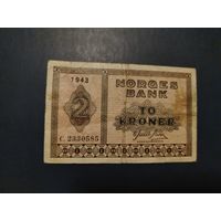 Норвегия 2 кроны 1943