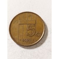Нидерланды 5 центов 1982