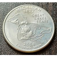 США , 2004     D   Квотер штата Мичиган    ( 1-7-2 )