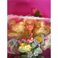 Кукла Барби/Barbie Spring Bouquet фирмы Mattel, 1994 г, серия The Enchanted Seasons, лимитированный выпуск.