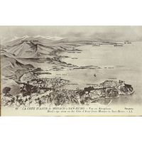 Открытка Альпы Монако Сан-ремо