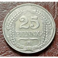 Германия 25 пфеннигов, 1910    А    ( 1-11-3 )