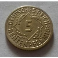 5 пфеннигов, Германия 1924 A
