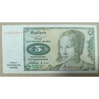 5 марок 1960 года - ФРГ - UNC