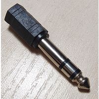 Переходник джек 3,5 мм в 6,3 мм