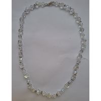 Бусы Aurora Borealis. Шарики. Сияют. Чехословакия. Длина 50 см