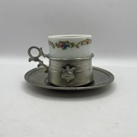 Кофейная пара ручной работы. Италия. Арт 3245