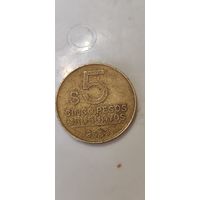 Уругвай 5 песос 2003