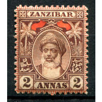 Британские колонии - Султанат Занзибар - 1899/1901г. - султан Хамуд ибн Мухаммад ибн Саид, 2 А - 1 марка - MH [Mi 54]. #4-B5-114-A-1