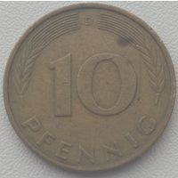 ФРГ 10 пфеннигов 1991 D . Возможен обмен