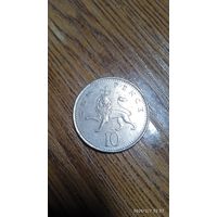 Великобритания 10 пенсов 1992