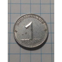 1 Пфенниги ГДР 1952 год