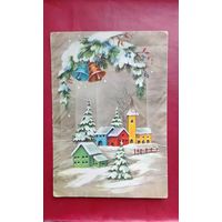 Открытка С Новым годом Финляндия 1978 год