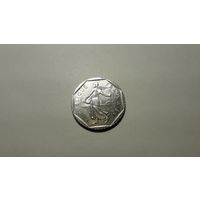 2 франка 1979 г. Пятая Французская Республика. Внимательно читайте объявление.