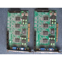 Две платы видеонаблюдения PLX PCI6140