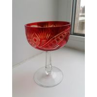 Фужеры, шампанка, резной хрусталь