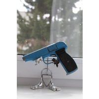 Пистолет игрушечный СССР металлический с боевой потерей курка