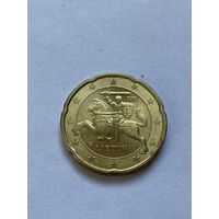 Литва, 20 евроцентов 2017