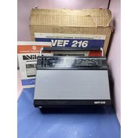 Радиоприемник Vef 216 в родной коробке с документами
