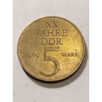 ГДР 5 марок 20 лет образования ГДР 1969
