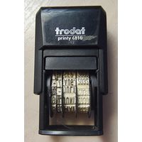 Мини-датер Trodat printy 4810 банковский, полуавтоматический, высота шрифта 3,8 мм