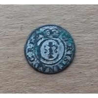 Шведская Рига, королева Кристина Ваза (1632-1654), солид 1646 г., блеск