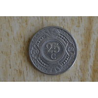 Нидерландские Антилы 25 центов 2009 с 1 руб