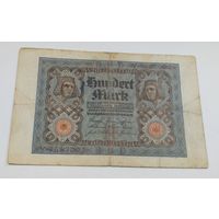 1920 год Германия 100 марок