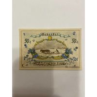 Нотгельд 50 пфеннигов 1921 год. Шебри. Веймарская республика - 2201