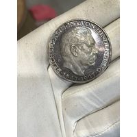 С рубля !!! супер сохран !!! зеркало ! медаль гинденбурга 1927 красивейшая патина !!!