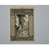1922 год 10 пфеннигов  Германия нотгельд