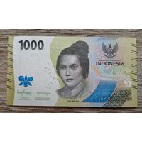 Werty71 Индонезия 1000 рупий 2022 UNC банкнота