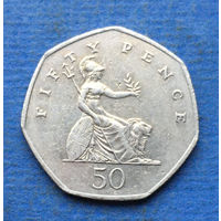 Великобритания 50 пенсов 2001