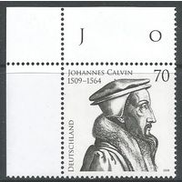 Германия. 500 лет со дня рождения И.Кальвина. Философ. 2009г. Mi#2744.