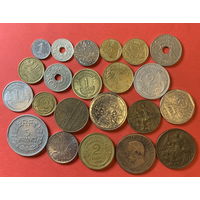 Франция 22 разные монеты