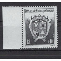 ТААФ Французские Антарктические Территории /Terres australes et antarctiques francaises (TAAF) 1992** Геральдика Герб ТААФ