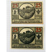 Нотгельд 25-25 пфеннигов Германия Дорнбург-0101