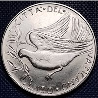 Ватикан 100 лир 1977 г.