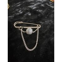 Булавка брошь СССР с подвесками