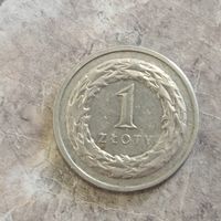 1 злотый 2016 Польша