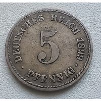 Германия 5 пфеннигов, 1899 A  2-1-60