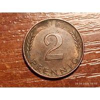 Германия 2 пфеннига 1995 F