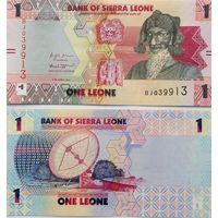 Сьерра-Леоне 1 леоне 2022 год UNC