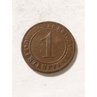 Германия 1 пфенинг 1924 А